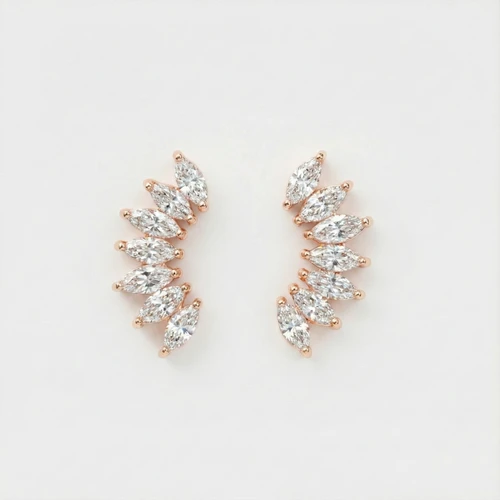 Marquise Arc Studs